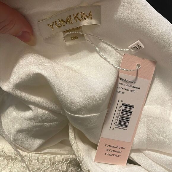 Yumi Kim Meadow Maxi Dress Lace White XS - Picture 5 of 7